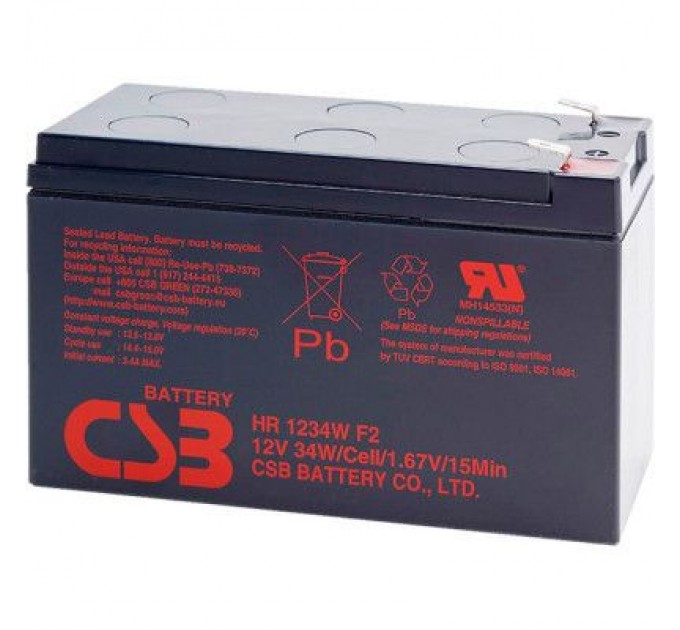 Hitachi Батарея до ДБЖ 12В 9Аг CSB (HR1234WF2)