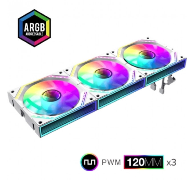 Кулер до корпусу Gamemax FN12A-S3I-W