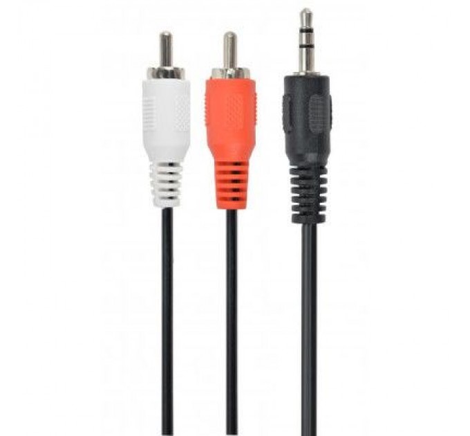 Cablexpert Кабель мультимедійний Jack 3.5mm папа/2RCA папа Cablexpert (CCA-458)