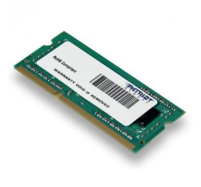 Модуль пам'яті для ноутбука SoDIMM DDR3L 4GB 1600 MHz Patriot (PSD34G1600L81S)