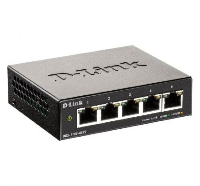 D-Link Комутатор мережевий D-Link DGS-1100-05V2
