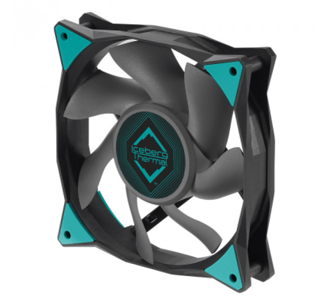 Кулер до корпусу Iceberg Group IceGALE 120mm Black (ICEGALE12-C0A)