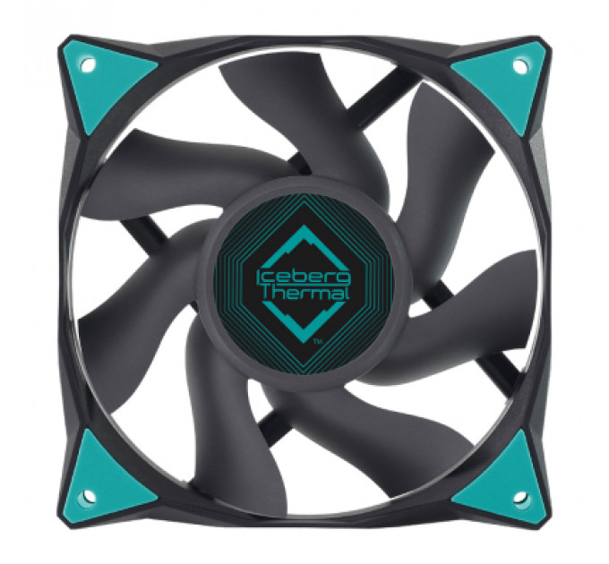 Кулер до корпусу Iceberg Group IceGALE 120mm Black (ICEGALE12-C0A)
