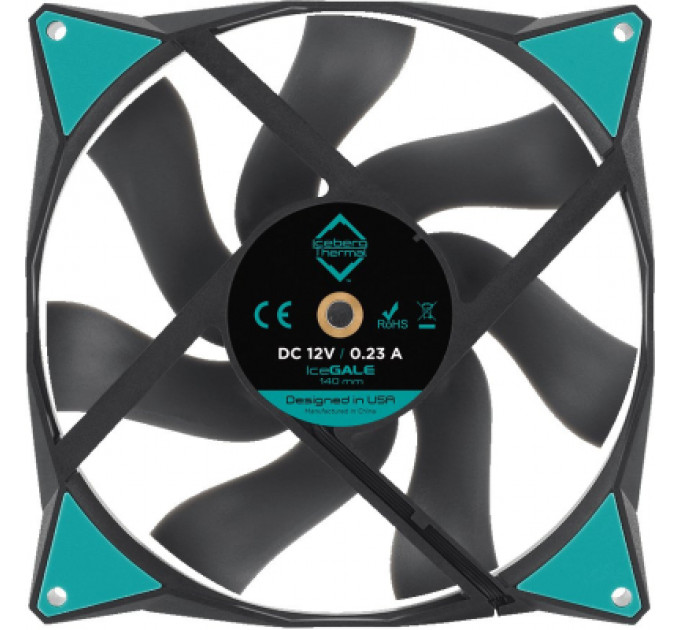 Кулер до корпусу Iceberg Group IceGALE 140mm Gray (ICEGALE14-B0A)