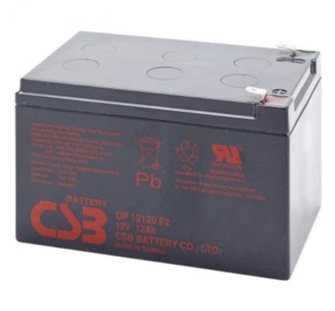 Батарея до ДБЖ CSB 12В 12 Аг (GP12120 F2)
