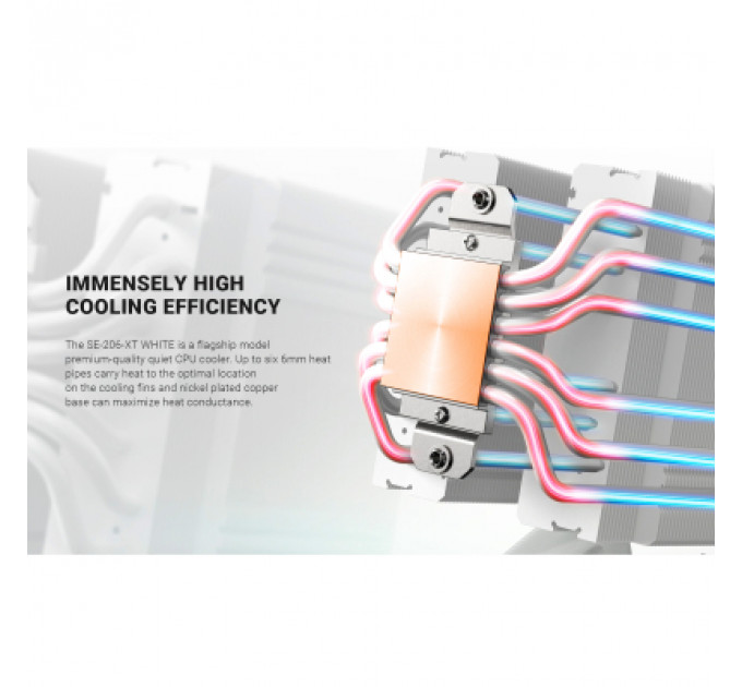 Кулер до процесора ID-Cooling SE-206-XT White