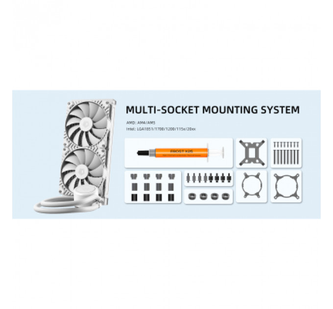 Система рідинного охолодження ID-Cooling FX280 White