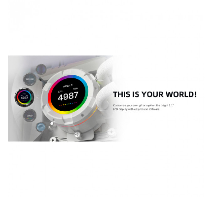Система рідинного охолодження ID-Cooling SL360 XE White