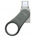 Silicon Power USB флеш накопичувач Silicon Power 64GB Mobile C80 Silver USB 3.2 (SP064GBUC3C80V1S)