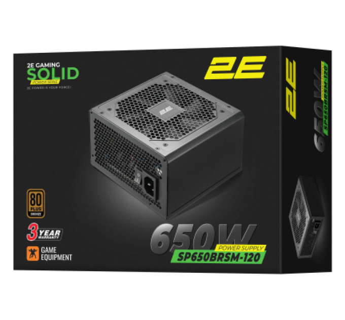 Блок живлення 2E 650W (2E-SP650BRSM-120)