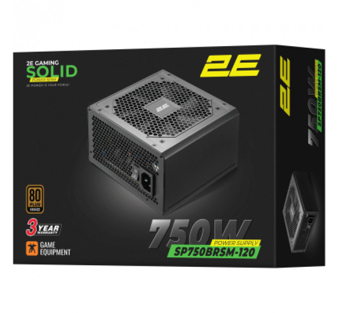 Блок живлення 2E 750W (2E-SP750BRSM-120)