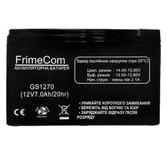 Frime Батарея до ДБЖ Frime GS1270 12V 7Ah (GS1270)