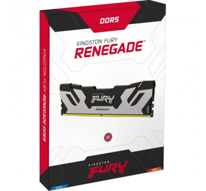 Модуль пам'яті для комп'ютера DDr5 16GB 7600 MHz Renegade XMP Silver/Black Kingston Fury (ex.HyperX) (KF576C38RS-16)