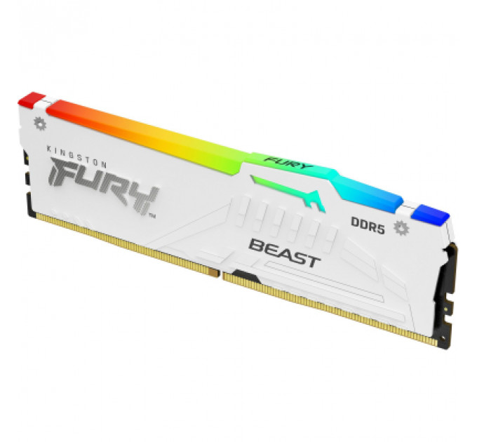 Модуль пам'яті для комп'ютера DDR5 32GB 6000 MHz Renegade White XMP Kingston Fury (ex.HyperX) (KF560C30BWA-32)