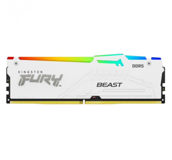 Модуль пам'яті для комп'ютера DDR5 32GB 6000 MHz Renegade White XMP Kingston Fury (ex.HyperX) (KF560C30BWA-32)