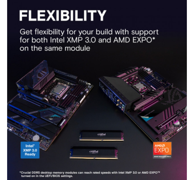 Модуль пам'яті для комп'ютера DDR5 32GB (2x16GB) 6000 MHz Pro Overclocking Micron (CP2K16G60C36U5B)