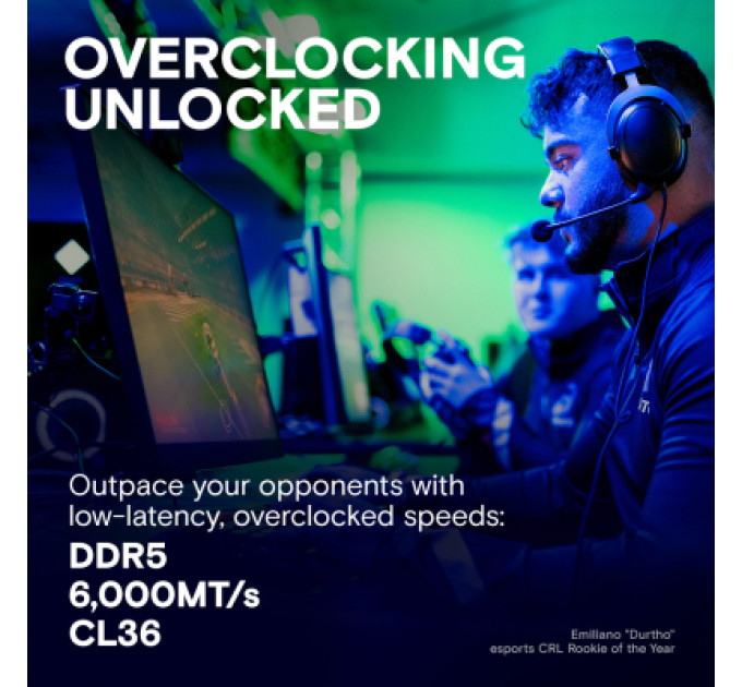 Модуль пам'яті для комп'ютера DDR5 32GB (2x16GB) 6000 MHz Pro Overclocking Micron (CP2K16G60C36U5B)