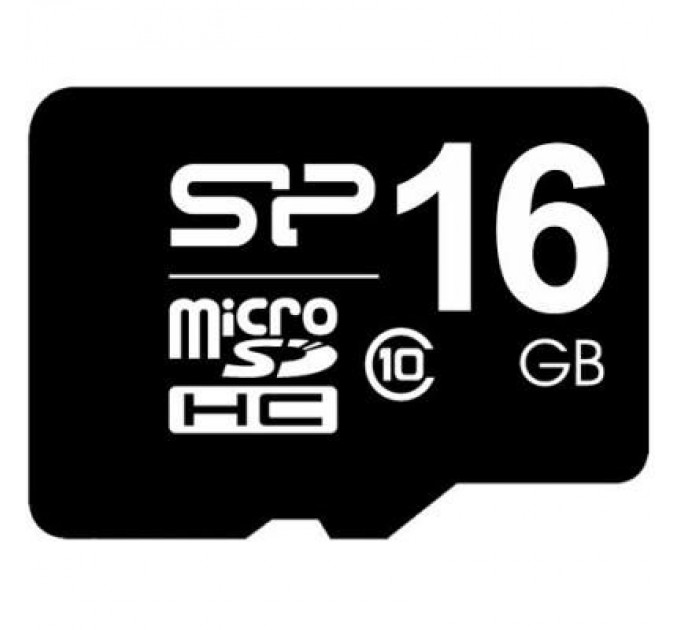 Silicon Power Карта пам'яті Silicon Power 16Gb microSDHC UHS-I class 10 (SP016GBSTHBU1V10SP)
