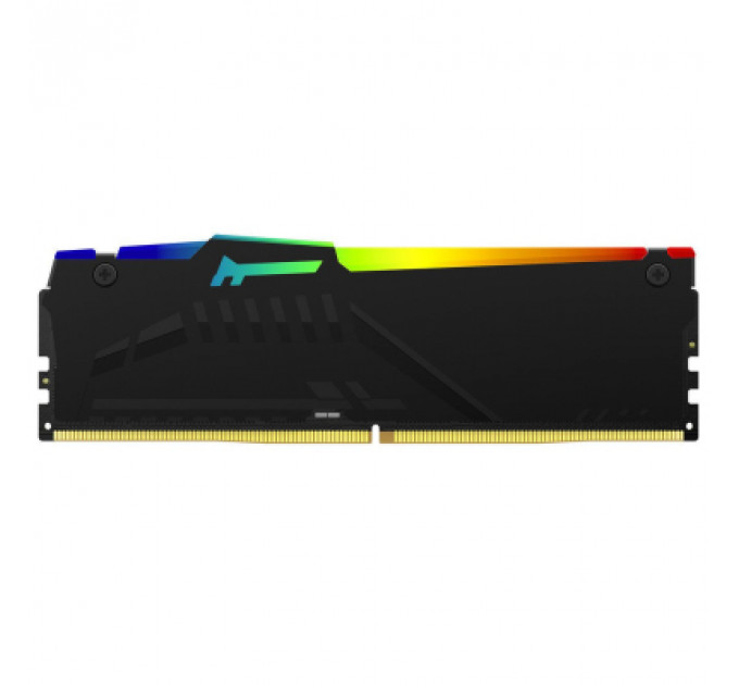 Модуль пам'яті для комп'ютера DDR5 16GB (2x8GB) 6000 MHz Beast RGB EXPO Kingston Fury (ex.HyperX) (KF560C30BBEAK2-16)