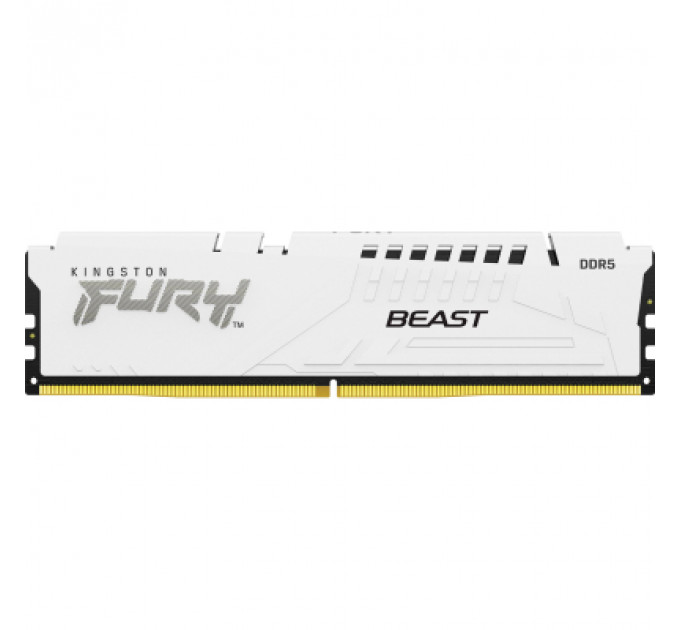 Модуль пам'яті для комп'ютера DDR5 16GB 6000 MHz Beast White XMP Kingston Fury (ex.HyperX) (KF560C30BW-16)