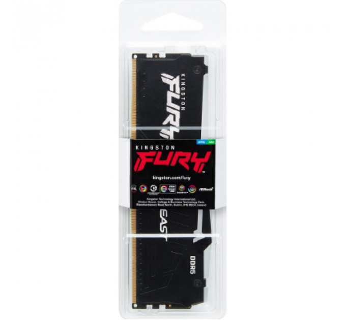 Модуль пам'яті для комп'ютера DDR5 16GB 6800 MHz Beast RGB EXPO Kingston Fury (ex.HyperX) (KF568C34BBEA-16)