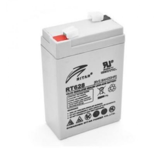 Ritar Батарея до ДБЖ Ritar AGM RT628, 6V-2.8Ah (RT628)