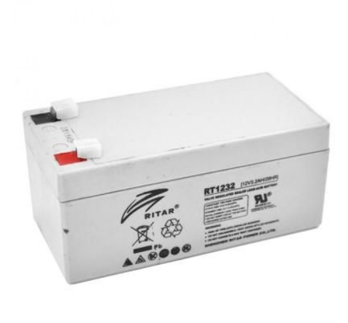 Батарея до ДБЖ Ritar AGM RT1232, 12V-3.2Ah (RT1232)