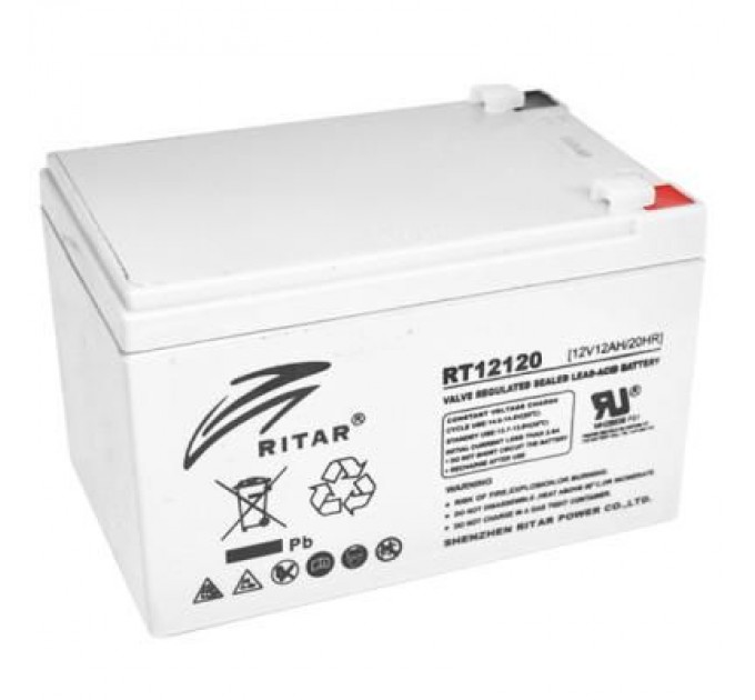 Ritar Батарея до ДБЖ Ritar AGM RT12120, 12V-12Ah (RT12120)