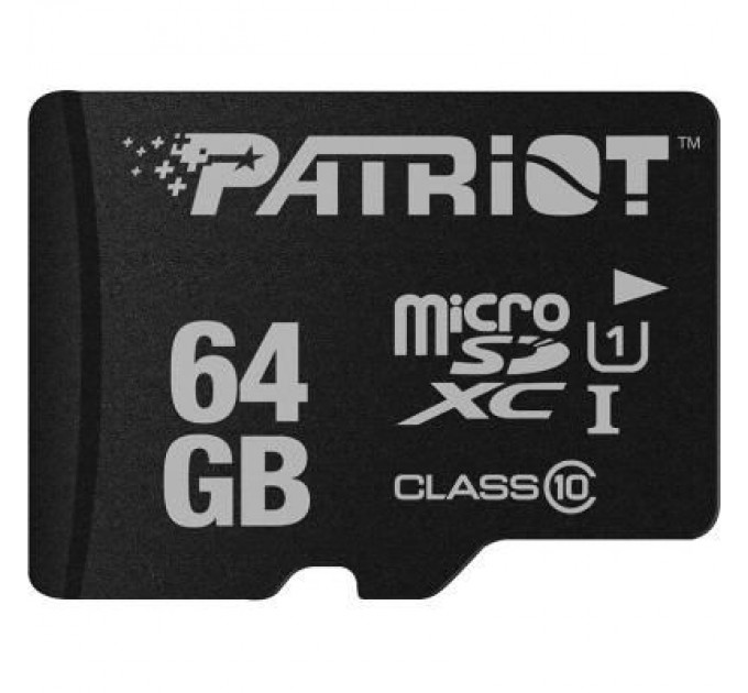 Карта пам'яті Patriot 64GB microSD class10 UHS-1 (PSF64GMCSDXC10)