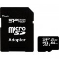 Silicon Power Карта пам'яті Silicon Power 64GB microSDXC Class 10 UHS-ISDR (SP064GBSTXBU1V10SP)
