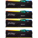 Модуль пам'яті для комп'ютера DDR5 128GB (4x32GB) 5600 MHz Beast RGB XMP Kingston Fury (ex.HyperX) (KF556C40BBAK4-128)