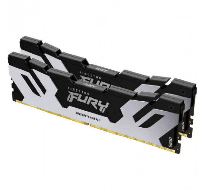 Модуль пам'яті для комп'ютера DDR5 32GB (2x16GB) 7600 MHz Renegade Silver XMP Kingston Fury (ex.HyperX) (KF576C38RSK2-32)