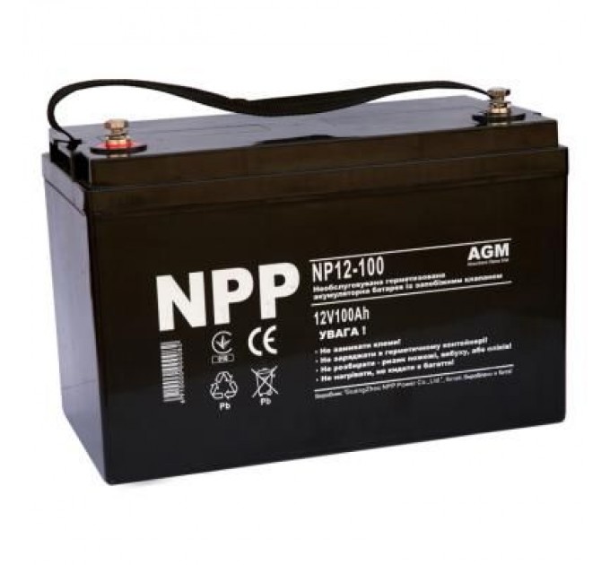 Батарея до ДБЖ NPP 12В 100 Ач (NP12-100)