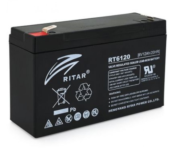 Ritar Батарея до ДБЖ Ritar RT6120A, 6V-12Ah (RT6120)