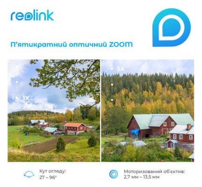Камера відеоспостереження Reolink RLC-523WA