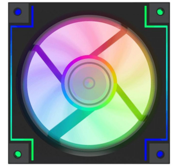 Кулер до корпусу Gamemax RD300 BK