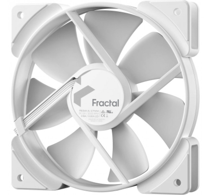 Кулер до корпусу Fractal Design Prisma AL-12 ARGB PWM (FD-FAN-PRI-AL12-PWM-WT)