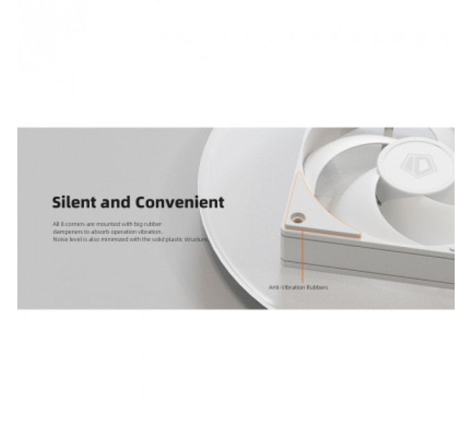 Кулер до корпусу ID-Cooling Вентилятор ID-Cooling AS-140-W Duet White (AS-140-W DUET)
