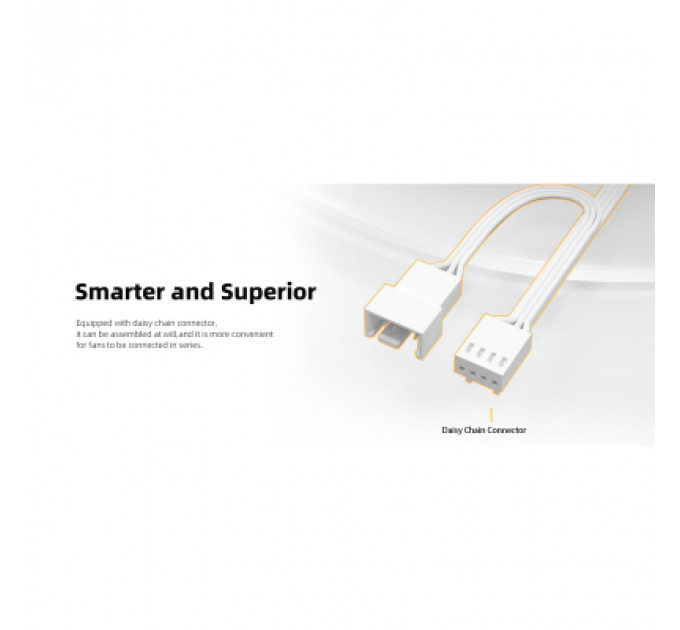 Кулер до корпусу ID-Cooling Вентилятор ID-Cooling AS-140-W Duet White (AS-140-W DUET)