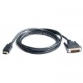 REAL-EL Кабель мультимедійний HDMI to DVI 1.8m REAL-EL (EL123500013)