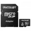 Patriot Карта пам'яті Patriot 16GB microSD class10 UHS-I (PSF16GMCSDHC10)