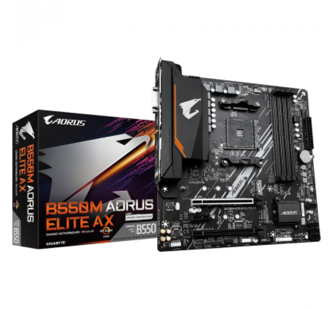 Материнська плата GIGABYTE B550M AORUS ELITE AX