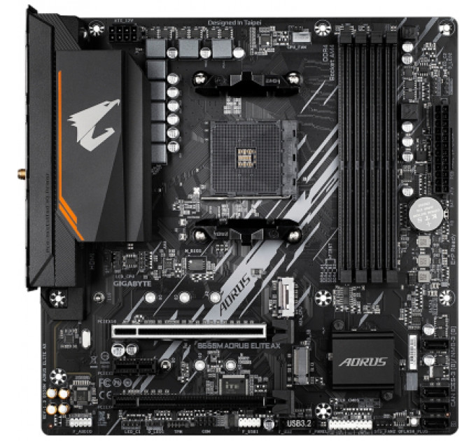 Материнська плата GIGABYTE B550M AORUS ELITE AX
