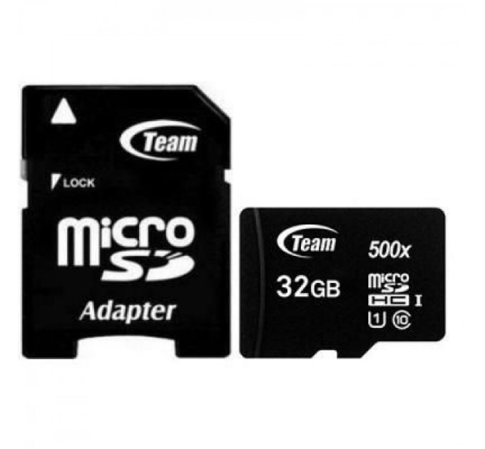 Team Карта пам'яті Team 32Gb microSDHC class 10 (TUSDH32GCL10U03)