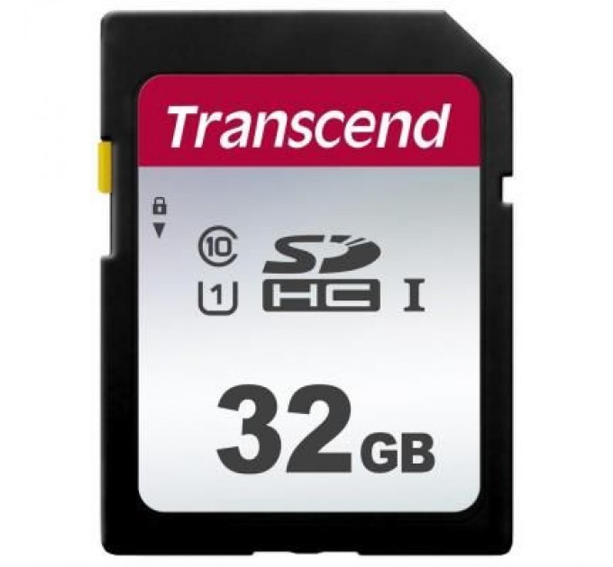Карта пам'яті Transcend 32GB SDHC class 10 UHS-I U1 (TS32GSDC300S)