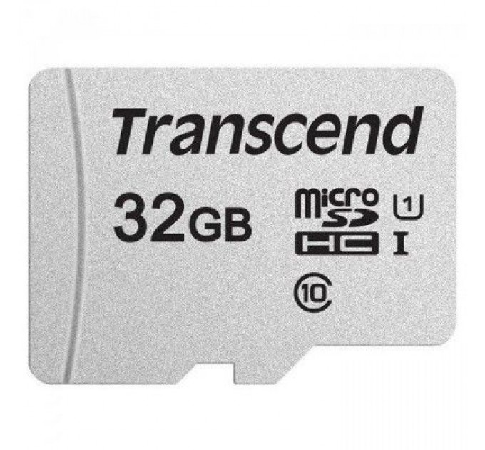 Transcend Карта пам'яті Transcend 32GB microSDHC class 10 UHS-I U1 (TS32GUSD300S-A)