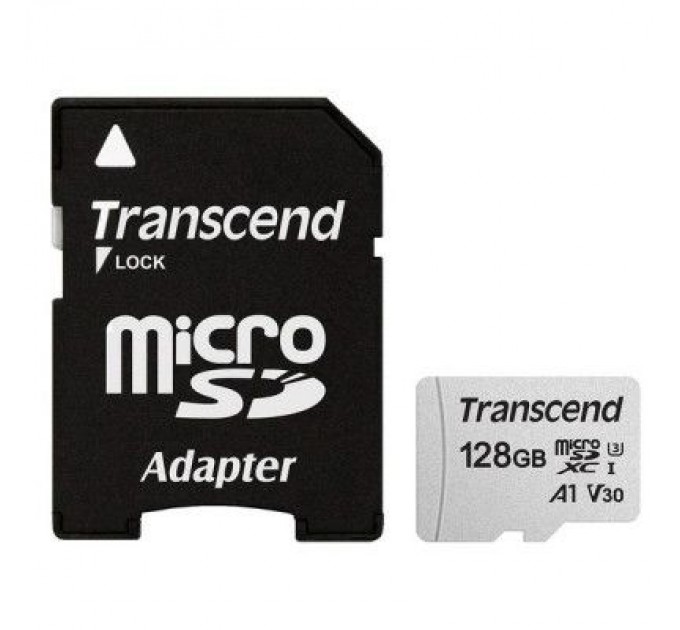 Карта пам'яті Transcend 128GB microSDXC class 10 UHS-I U3 (TS128GUSD300S-A)