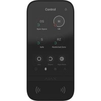 Клавіатура до охоронної системи Ajax KeyPad TouchScreen black