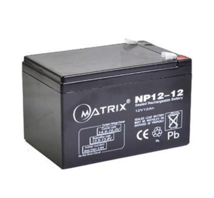 Matrix Батарея до ДБЖ Matrix 12V 12AH (NP12_12)