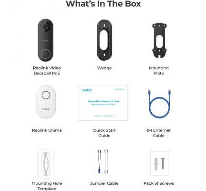 Reolink Панель виклику Reolink Video Doorbell PoE